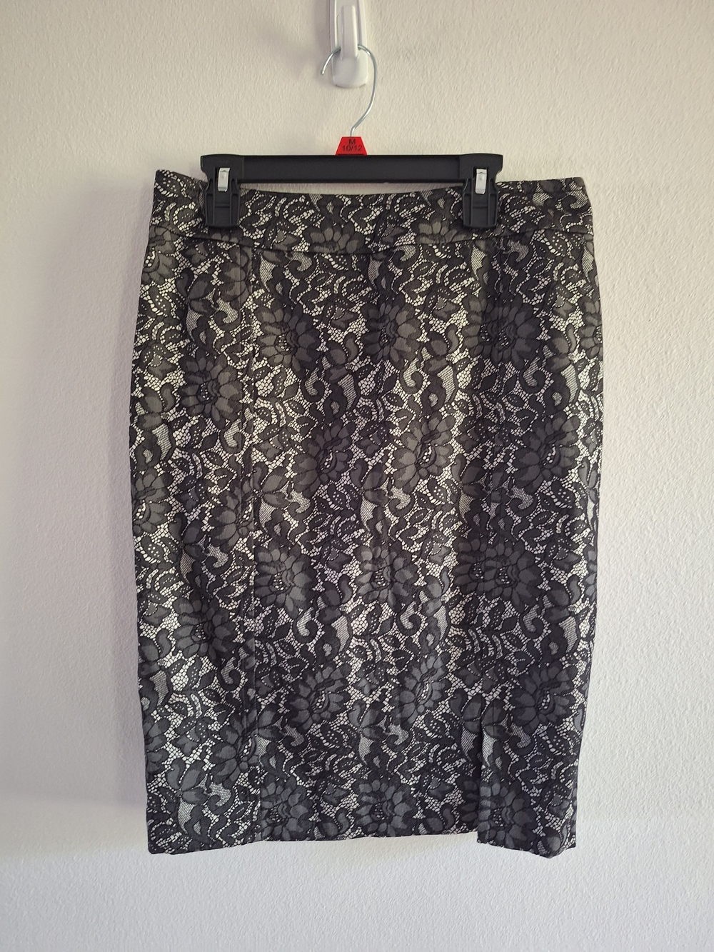 Worthington Black Lace Pencil Skirt